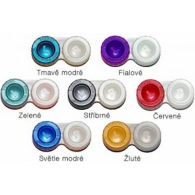 Optipak antibakteriální pouzdro na kontaktní čočky, Tmavě modrá – Zboží Dáma