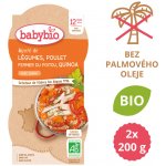 Babybio Zelenina s kuřetem a quinoa 2 x 200 g – Sleviste.cz