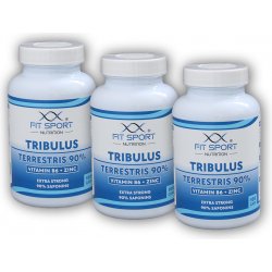 FitSport Nutrition Tribulus Terrestris 90% + Vitamin B6 + Zinc 300 kapslí