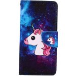 Pouzdro TopQ Samsung A12 knížkové Space Unicorn – Zboží Mobilmania