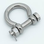 Nerezový třmen omega s maticí a závlačkou, AISI 316-A4, PAVLÍNEK 12, 2000kg – Hledejceny.cz