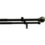 SP TREND Souprava zácl.dvojitá roztaž. 16/19mm Koule 200-350cm černý nikl – Hledejceny.cz