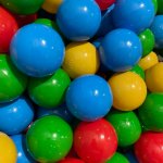 Míče BubbleHuggle míčky kuličky do suchého bazénu 100 ks Fi 6 cm – Zboží Dáma