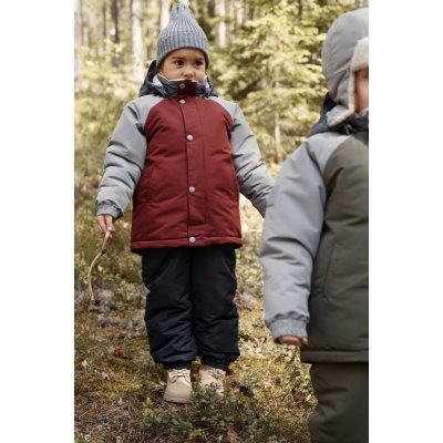 LEOKID zimní bunda Color Block Redwood – Zboží Dáma