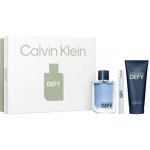 Calvin Klein Defy EDT 100 ml + EDT 10 ml + sprchový gel na tělo a vlasy 100 ml dárková sada – Sleviste.cz