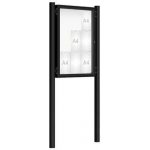 PROCITY Venkovní vitrína model 2000 9 x A4, černá, včetně sloupků | Zboží Auto