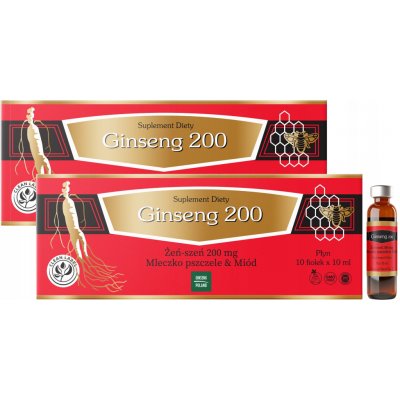 Ginseng Poland ženšen s medem a mateří kašičkou 10 x 10 ml – Hledejceny.cz
