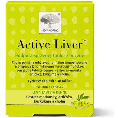 New Nordic Active Liver 30 tablet – Hledejceny.cz