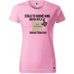 Dámské tričko s potiskem Narozeniny Růžová – Hledejceny.cz