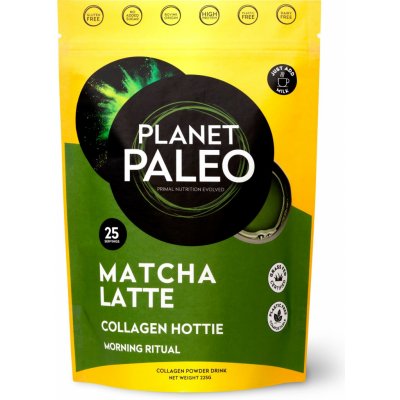 Planet Paleo Pure Collagen Matcha Latte 225 g