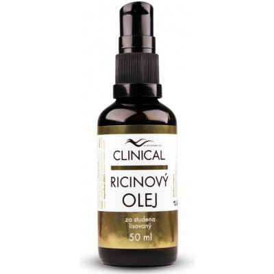 Clinical Ricinový olej za studena lisovaný 50 ml – Zboží Dáma