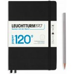 Leuchtturm1917 Edition Tečkovaný zápisník Medium A5 Black – Zboží Dáma