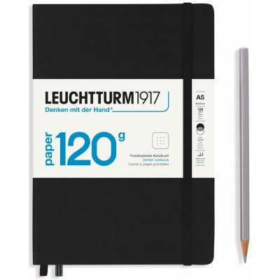 Leuchtturm1917 Edition Tečkovaný zápisník Medium A5 Black – Zboží Dáma