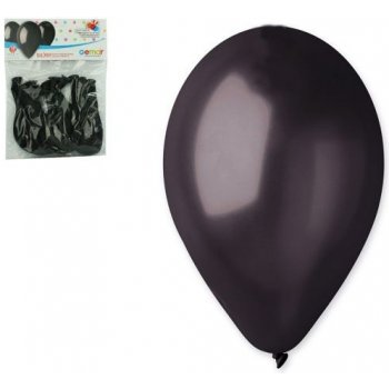 Nafukovací balonek 26 cm jednobarevný ČERNÝ