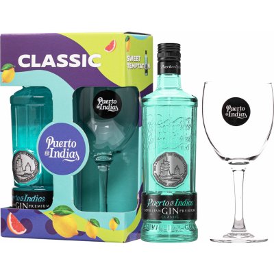 Puerto de Indias Classic 40% 0,7 l (dárkové balení 1 sklenice) – Hledejceny.cz