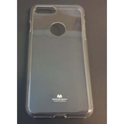 Pouzdro Jelly Case Mercury Apple iPhone 7 Plus / iPhone 8 Plus čiré otvor na logo – Zboží Mobilmania