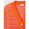 Dámský svetr a pulovr American Vintage Kardigan Tyji TYJ19AH23 Oranžová