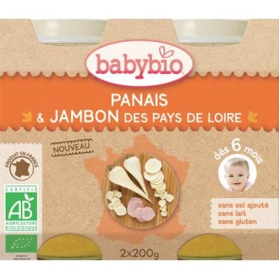 Babybio pastinák se šunkou 2 x 200 g – Hledejceny.cz