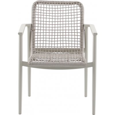 Sunfun Solo Zahradní křeslo, 67 × 63 × 85 cm, hliník, bílá FRA51632 – Hledejceny.cz