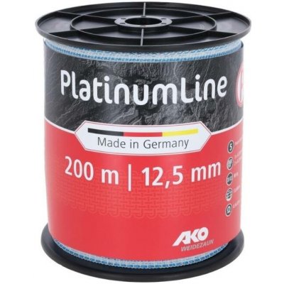 AKO Ohradníková páska PlatinumLine bílá modrá 12 5mm 200m – Hledejceny.cz
