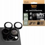 PanzerGlass Hoops na Apple Iphone 16 Pro/15 Pro/ 16 Pro Max/15 Pro Max 1284 černé – Zboží Živě