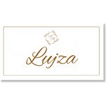 Personal Personal Jmenovka na stůl - Golden Exquisite Zvolte množství: od 1 ks do 10 ks – Zboží Dáma