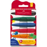 FABER-CASTELL Voskové pastelky plastové 6ks – Zbozi.Blesk.cz