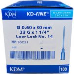 KD Medical Injekční jehla KD-Fine 23 G 0,6 x 30 modrá 100 ks