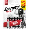 Baterie primární Energizer Max AAA 6ks E303328200