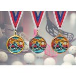 Akrylátová medaile Brankář Zlatá – Sleviste.cz