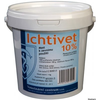 Ichtivet 10% ung 1kg – Zboží Dáma