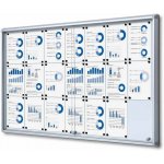 A-Z Reklama CZ Informační Vitrína s posuvnými dvířky s protipožární certifikací, SCSL21xA4 - pro 21 x A4 – Zboží Živě