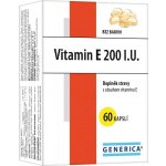 Generica Vitamin E 200 I.U. 60 kapslí – Hledejceny.cz