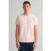 Pánské Tričko Gant tričko SLIM SHIELD SS T-SHIRT růžová