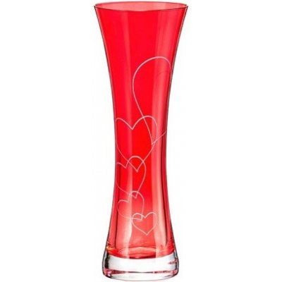 Crystalex Skleněná váza LOVE2 195 mm – Zboží Dáma