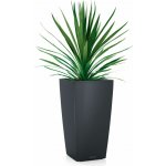 Lechuza Květináč Cubico Color Břidlicová 22 cm – Hledejceny.cz