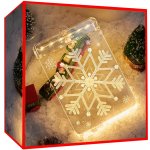 Verk 26014 Závěsná vánoční 3D LED dekorace svítící vločka – Hledejceny.cz