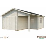 Palmako Roger Dřevěná garáž 21,9 + 5,2 m2 – HobbyKompas.cz