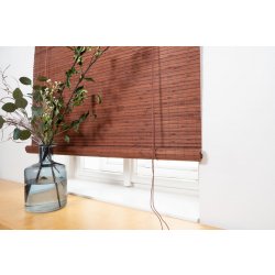 Vingo Bambusová zatemňovací roleta - Hnědá 60 x 100 cm