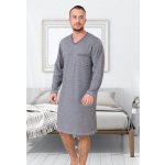 M-Max baltazar 610 noční košile dlouhý rukáv šedá – Zboží Dáma