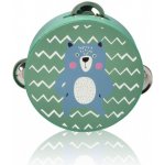 Adam Toys dětská tamburína medvěd modrá – Zboží Dáma