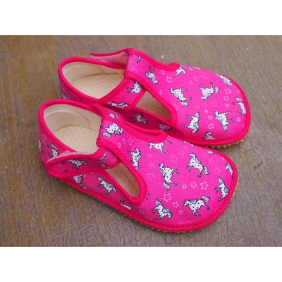 Beda Barefoot přezůvky Unicorn BFN 170020/W – Zboží Dáma
