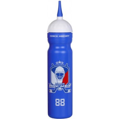 Czech Hockey sportovní láhev s hubicí modrá 1000 ml