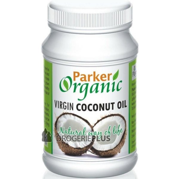 Tělový olej Parker Organic panenský kokosový olej 450 ml