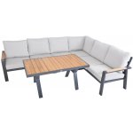 Rojaplast Rohový zahradní set - ANNECY, hliníkový – Hledejceny.cz