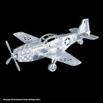 Metal Earth 3D puzzle Letadlo Mustang P-51 12 ks – Zboží Dáma