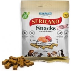 Serrano Snack Meditky tréninkové kostičky rybí 85 g