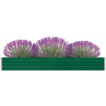 VidaXL Vyvýšený záhon pozinkovaná ocel 320 x 40 x 45 cm zelený – Zboží Dáma