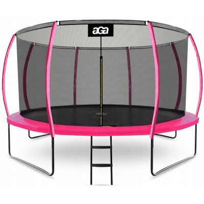 Aga SPORT EXCLUSIVE 366 cm Růžová + vnitřní ochranná síť + žebříček – Hledejceny.cz