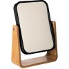 Kosmetické zrcátko 5five Simply Smart zrcadlo stojící v bambusovém rámu černé